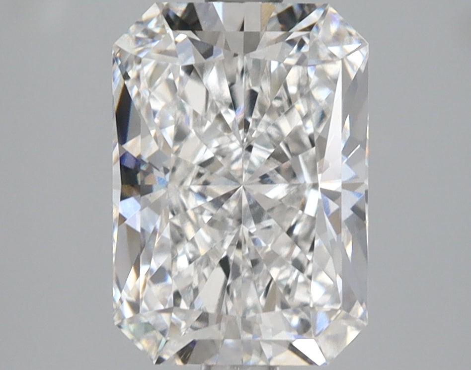 3.01 Carat Radiant Shaped, Excellent Cut, E Color, VS1 Clarity, IGI Certified Lab Grown Diamond