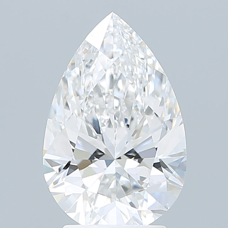 3.10 Carat Pear Shaped, Ideal Cut, D Color, VVS2 Clarity, IGI Certified Lab Grown Diamond