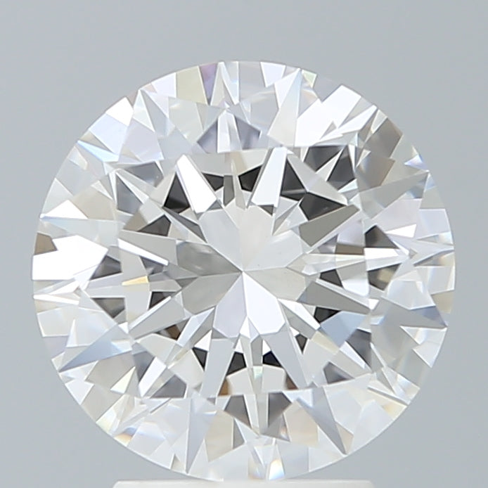 3.26 Carat Round Shaped, Excellent Cut, F Color, VVS2 Clarity, IGI Certified Lab Grown Diamond