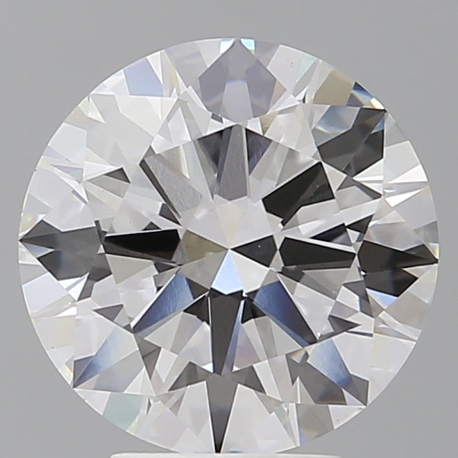 4.44 Carat Round Shaped, Excellent Cut, E Color, VVS2 Clarity, IGI Certified Lab Grown Diamond
