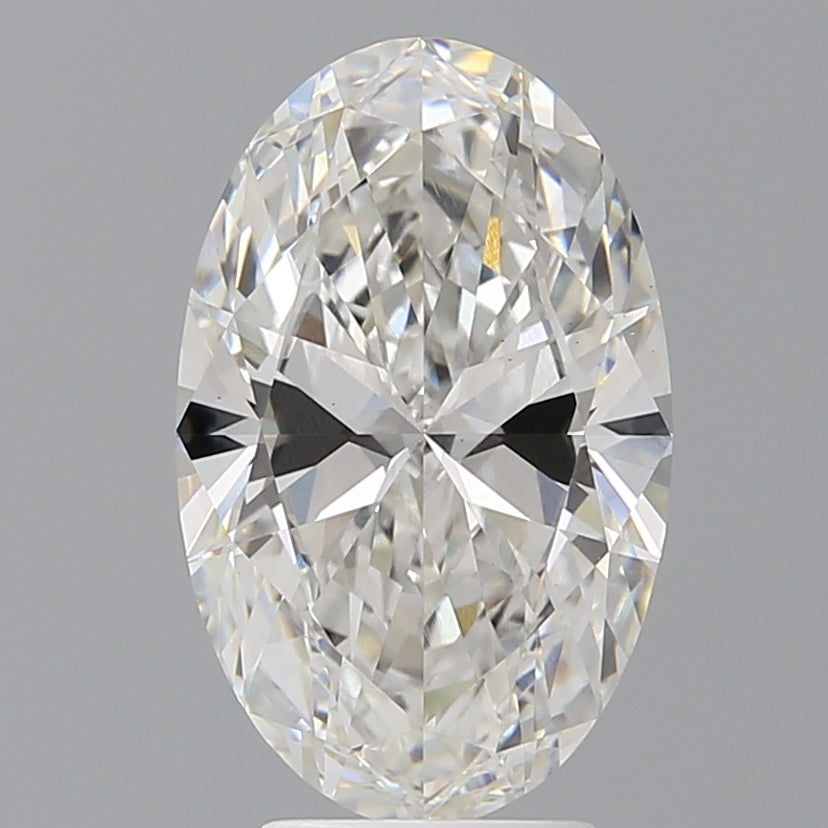 4.08 Carat Oval Shaped, Excellent Cut, F Color, VS1 Clarity, IGI Certified Lab Grown Diamond
