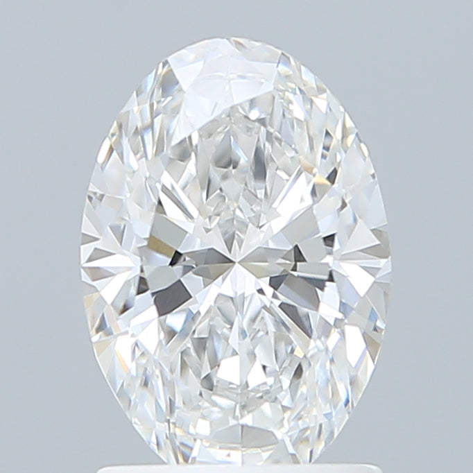 1.56 Carat Oval Shaped, Ideal Cut, D Color, VVS2 Clarity, IGI Certified Lab Grown Diamond