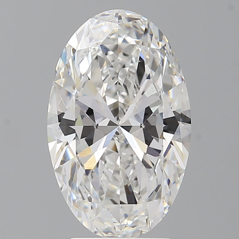 3.54 Carat Oval Shaped, Ideal Cut, E Color, VVS2 Clarity, IGI Certified Lab Grown Diamond