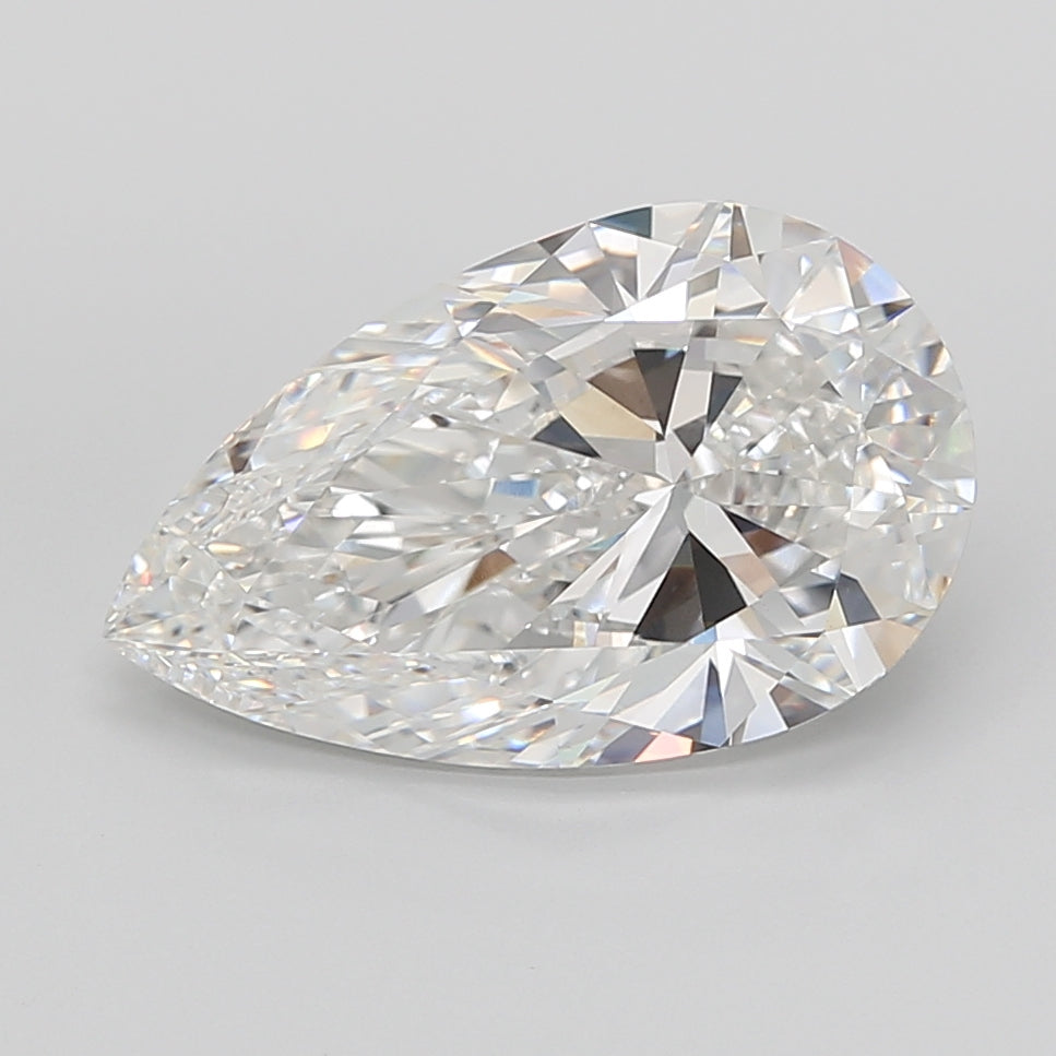 10.10 Carat Pear Shaped, Ideal Cut, E Color, VS1 Clarity, IGI Certified Lab Grown Diamond
