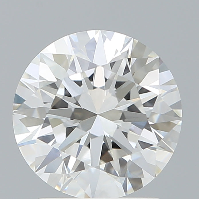 2.10 Carat Round Shaped, Excellent Cut, F Color, VVS2 Clarity, IGI Certified Lab Grown Diamond
