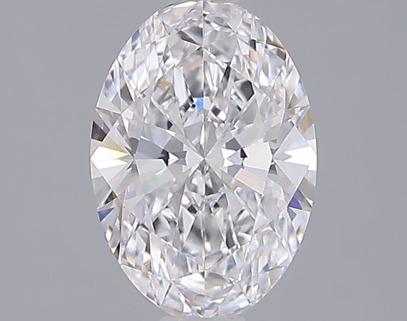 1.54 Carat Oval Shaped, Ideal Cut, D Color, VVS2 Clarity, IGI Certified Lab Grown Diamond