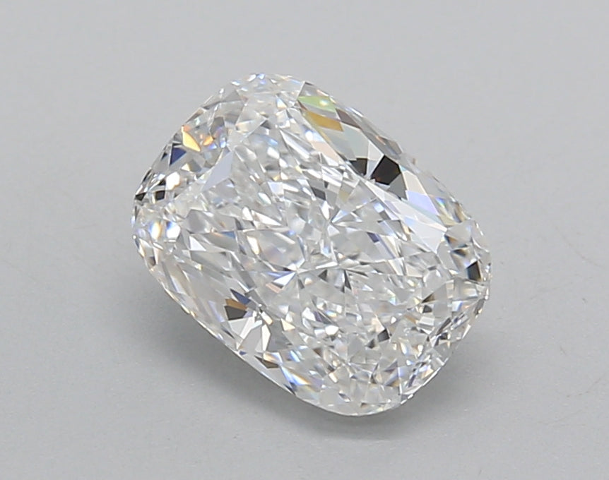 1.52 Carat Elongated Cushion Shaped, Excellent Cut, D Color, VVS2 Clarity, IGI Certified Lab Grown Diamond