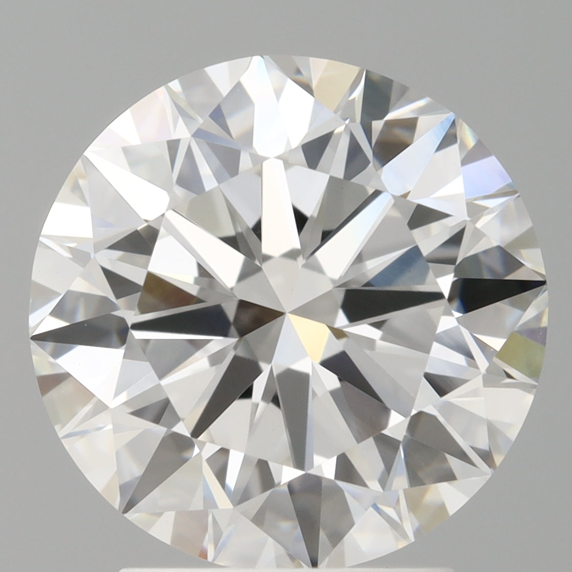 3.01 Carat Round Shaped, Excellent Cut, F Color, VVS2 Clarity, IGI Certified Lab Grown Diamond