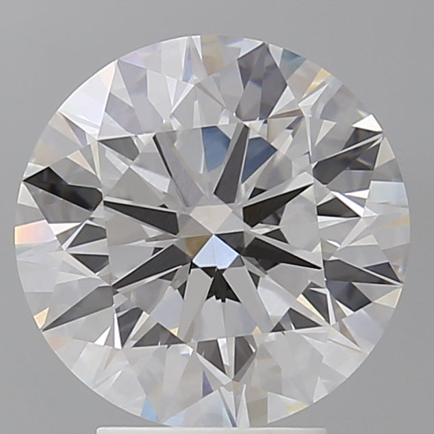 4.02 Carat Round Shaped, Ideal Cut, E Color, VVS2 Clarity, IGI Certified Lab Grown Diamond