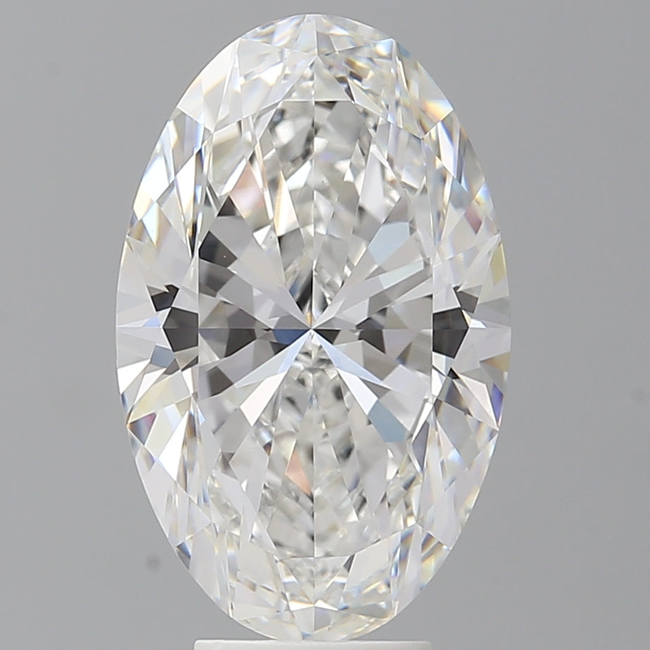 6.10 Carat Oval Shaped, Ideal Cut, E Color, VVS2 Clarity, IGI Certified Lab Grown Diamond