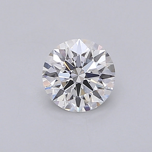 0.55 Carat Round Shaped, Ideal Cut, D Color, VVS2 Clarity, IGI Certified Lab Grown Diamond