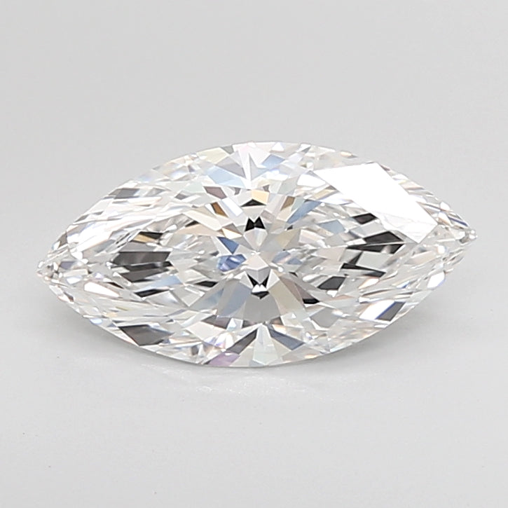 2.55 Carat Marquise Shaped, Ideal Cut, E Color, VVS2 Clarity, IGI Certified Lab Grown Diamond