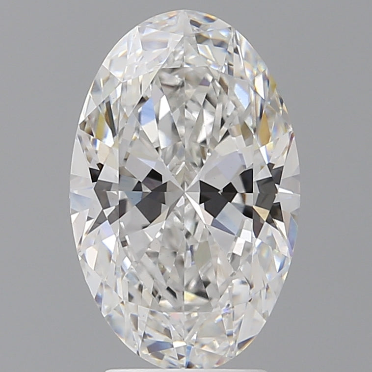 3.58 Carat Oval Shaped, Ideal Cut, E Color, VVS2 Clarity, IGI Certified Lab Grown Diamond