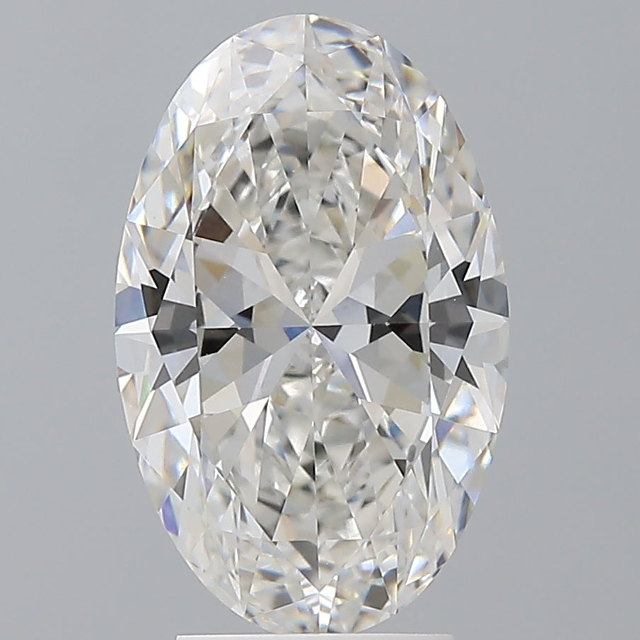 3.60 Carat Oval Shaped, Ideal Cut, F Color, VVS2 Clarity, IGI Certified Lab Grown Diamond