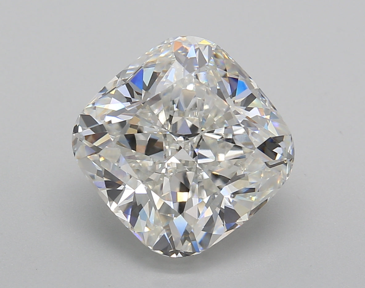 5.03 Carat Cushion Shaped, Very Good Cut, F Color, VS1 Clarity, IGI Certified Lab Grown Diamond