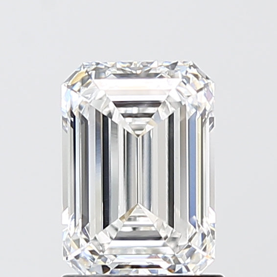 1.52 Carat Emerald Shaped, Ideal Cut, E Color, VVS2 Clarity, IGI Certified Lab Grown Diamond