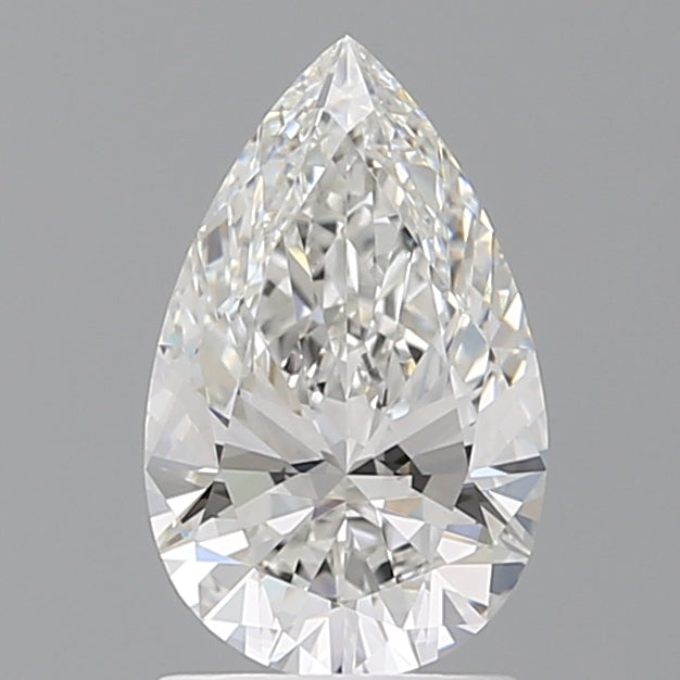 1.58 Carat Pear Shaped, Ideal Cut, E Color, VVS2 Clarity, IGI Certified Lab Grown Diamond