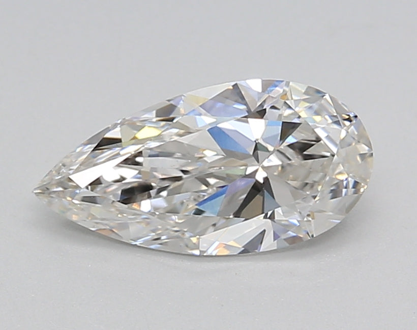 1.03 Carat Pear Shaped, Ideal Cut, G Color, VS1 Clarity, IGI Certified Lab Grown Diamond