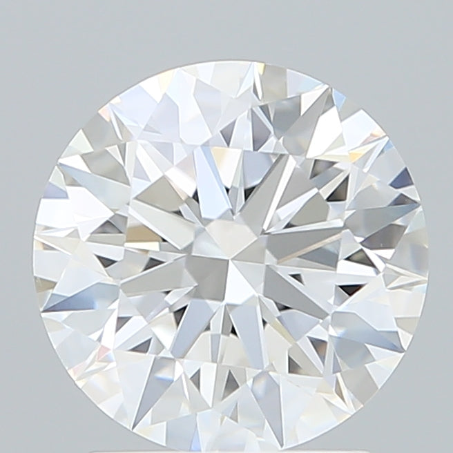 2.10 Carat Round Shaped, Ideal Cut, E Color, VVS1 Clarity, IGI Certified Lab Grown Diamond