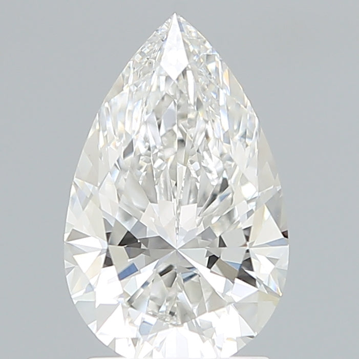 2.19 Carat Pear Shaped, Ideal Cut, E Color, VVS2 Clarity, IGI Certified Lab Grown Diamond