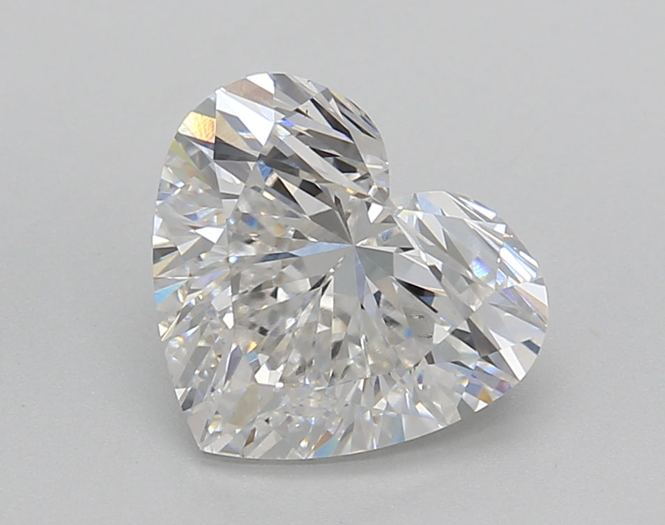 2.52 Carat Heart Shaped, Excellent Cut, E Color, VS1 Clarity, IGI Certified Lab Grown Diamond