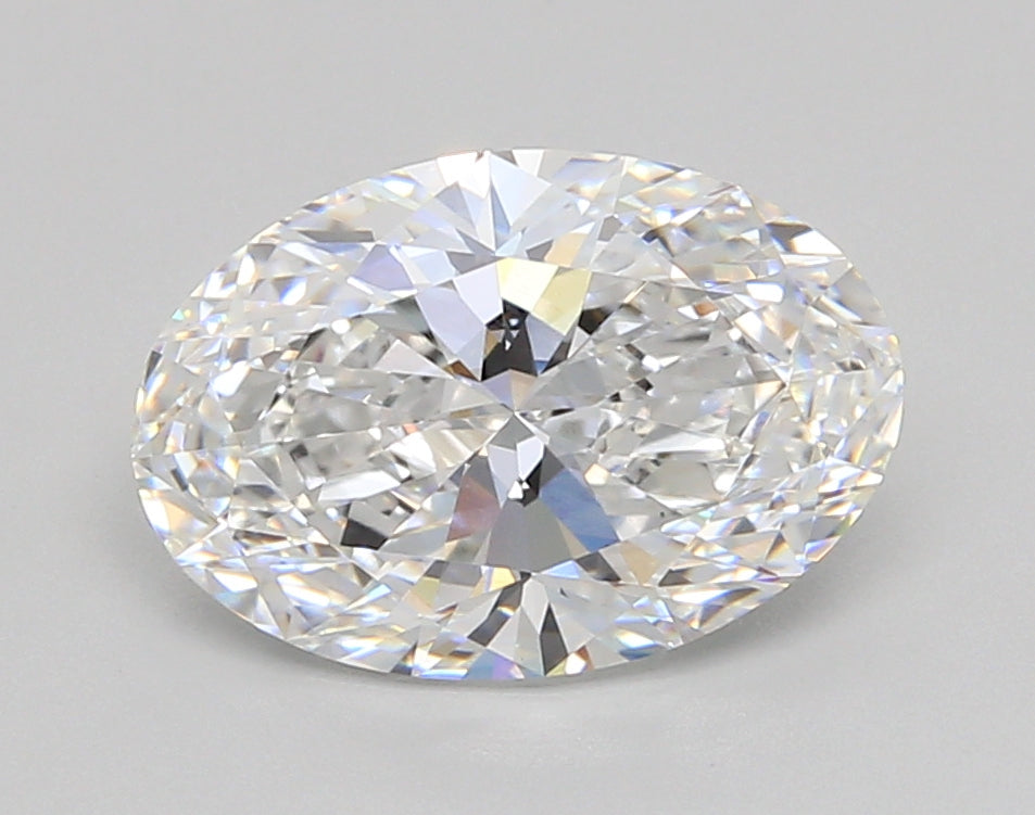 3.05 Carat Oval Shaped, Ideal Cut, D Color, VS1 Clarity, IGI Certified Lab Grown Diamond