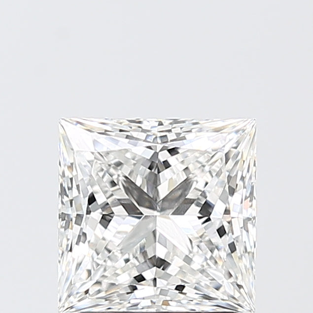 2.02 Carat Princess Shaped, Excellent Cut, E Color, VVS2 Clarity, IGI Certified Lab Grown Diamond