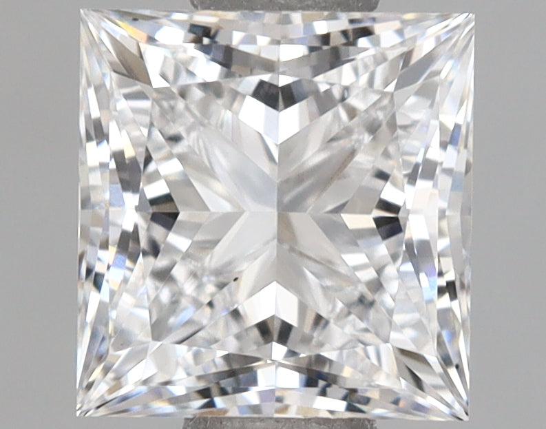 1.18 Carat Princess Shaped, Ideal Cut, D Color, VS1 Clarity, IGI Certified Lab Grown Diamond