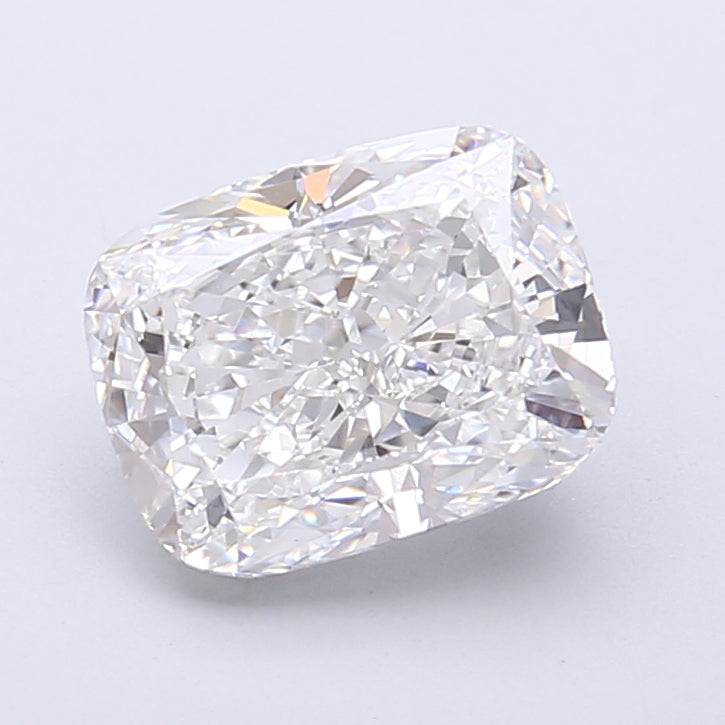 2.53 Carat Cushion Shaped, Very Good Cut, D Color, VVS2 Clarity, IGI Certified Lab Grown Diamond