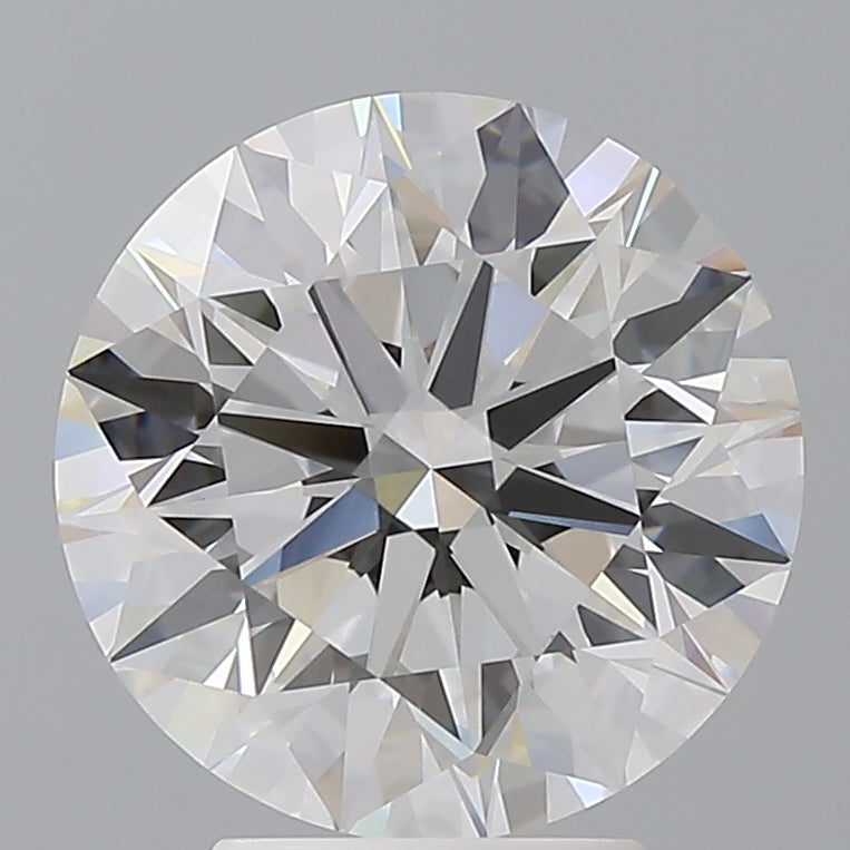4.09 Carat Round Shaped, Ideal Cut, E Color, VVS2 Clarity, IGI Certified Lab Grown Diamond