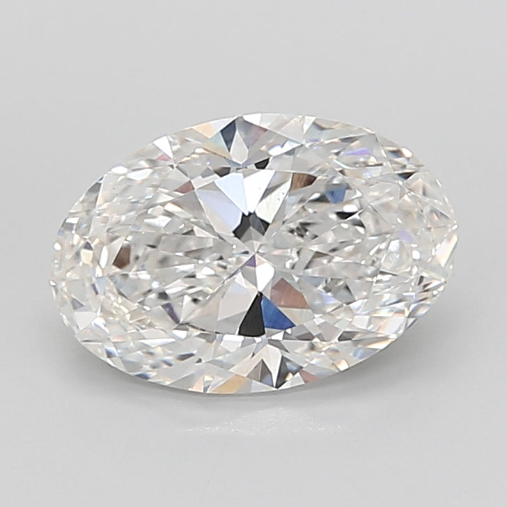 4.04 Carat Oval Shaped, Ideal Cut, E Color, VVS2 Clarity, IGI Certified Lab Grown Diamond