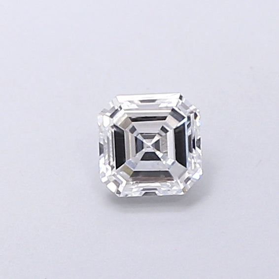 0.30 Carat Asscher Shaped, Very Good Cut, D Color, VS2 Clarity, IGI Certified Lab Grown Diamond