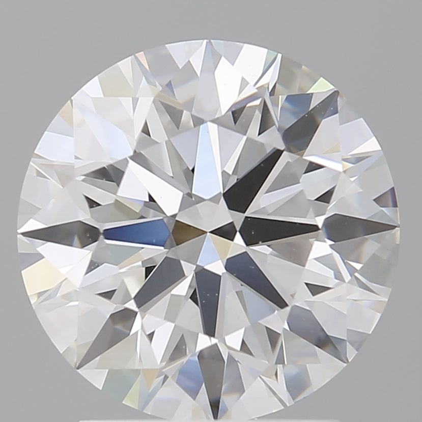 2.58 Carat Round Shaped, Ideal Cut, E Color, VVS2 Clarity, IGI Certified Lab Grown Diamond