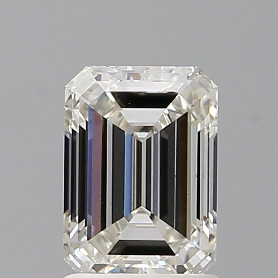 1.51 Carat Emerald Shaped, Ideal Cut, G Color, VS1 Clarity, IGI Certified Lab Grown Diamond