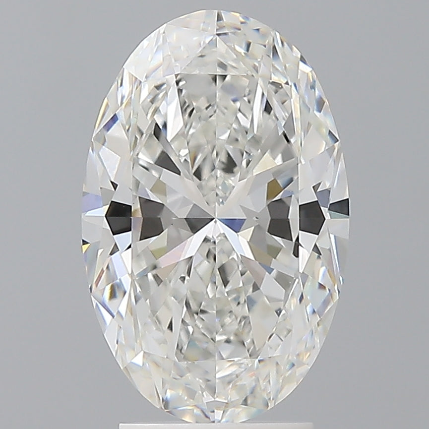 3.59 Carat Oval Shaped, Excellent Cut, E Color, VVS2 Clarity, IGI Certified Lab Grown Diamond