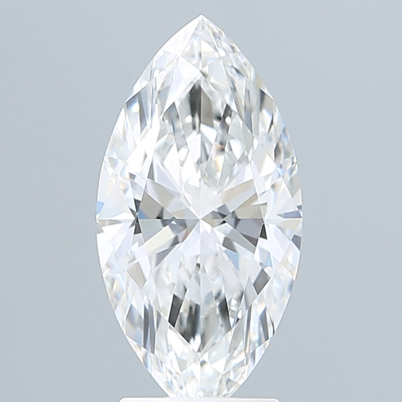 3.01 Carat Marquise Shaped, Ideal Cut, E Color, VVS2 Clarity, IGI Certified Lab Grown Diamond