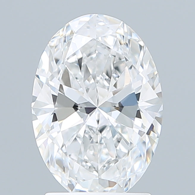 2.08 Carat Oval Shaped, Excellent Cut, E Color, VVS2 Clarity, IGI Certified Lab Grown Diamond