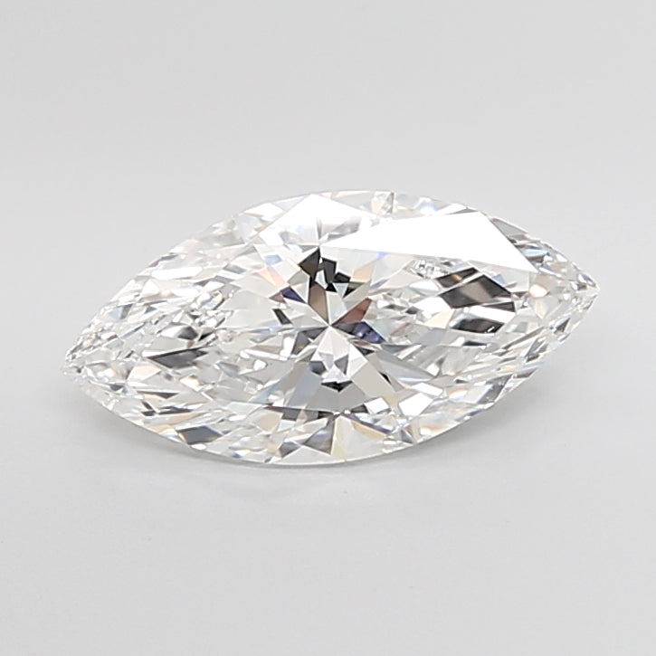 3.58 Carat Marquise Shaped, Ideal Cut, E Color, VVS2 Clarity, IGI Certified Lab Grown Diamond