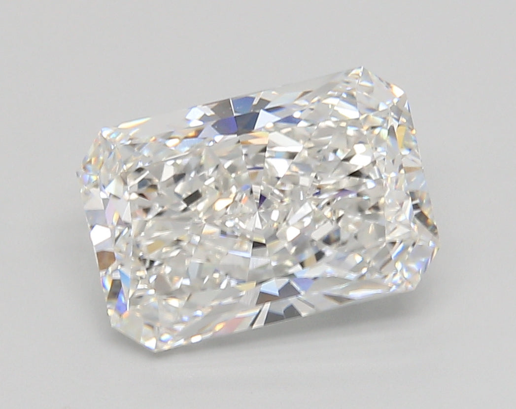 4.05 Carat Radiant Shaped, Ideal Cut, E Color, VVS1 Clarity, IGI Certified Lab Grown Diamond