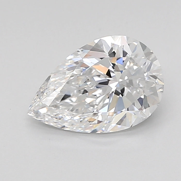 1.42 Carat Pear Shaped, Ideal Cut, D Color, IF Clarity, IGI Certified Lab Grown Diamond