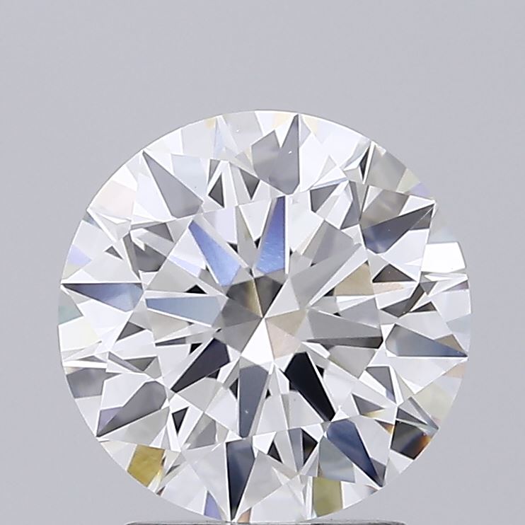 2.38 Carat Round Shaped, Ideal Cut, F Color, VVS2 Clarity, IGI Certified Lab Grown Diamond