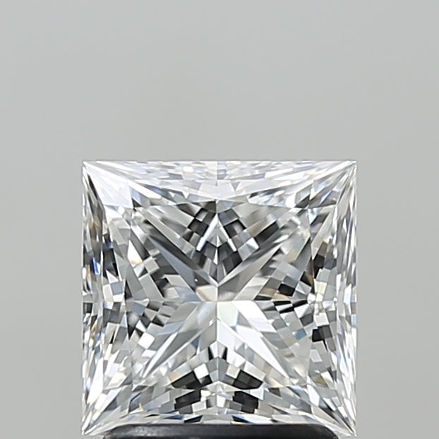 2.04 Carat Princess Shaped, Ideal Cut, E Color, VVS2 Clarity, IGI Certified Lab Grown Diamond