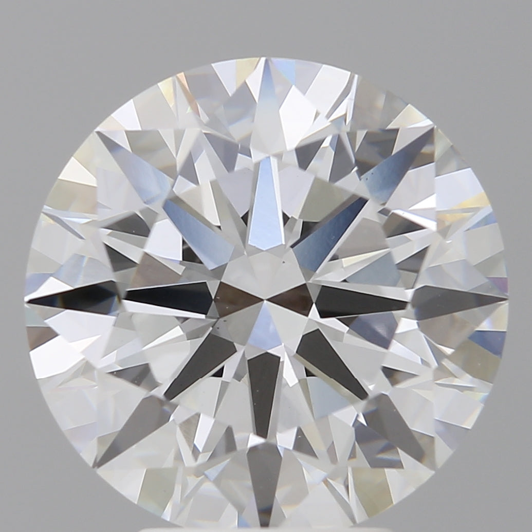 5.09 Carat Round Shaped, Ideal Cut, F Color, VS1 Clarity, IGI Certified Lab Grown Diamond