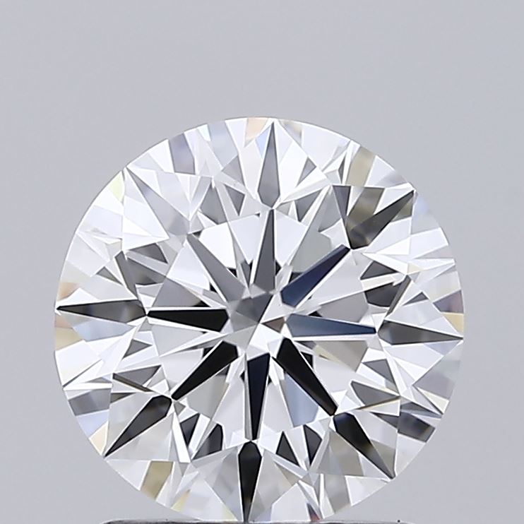 1.51 Carat Round Shaped, Ideal Cut, D Color, VVS2 Clarity, IGI Certified Lab Grown Diamond