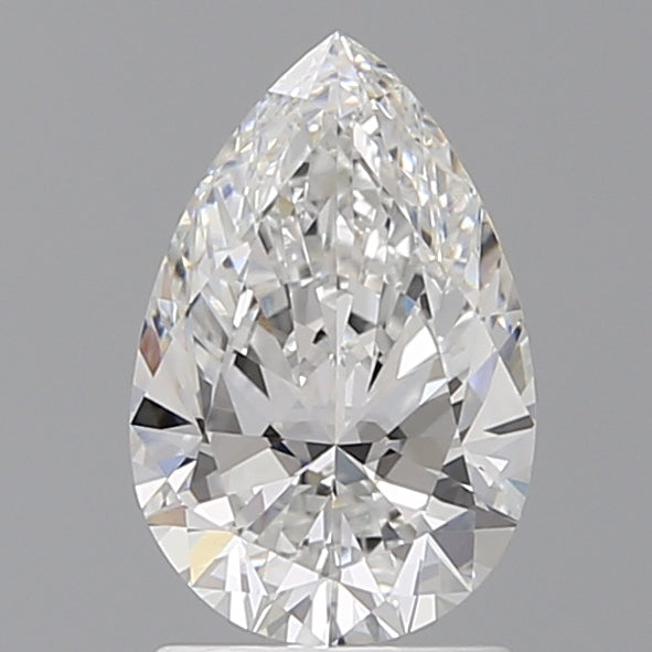 1.53 Carat Pear Shaped, Ideal Cut, E Color, VVS2 Clarity, IGI Certified Lab Grown Diamond