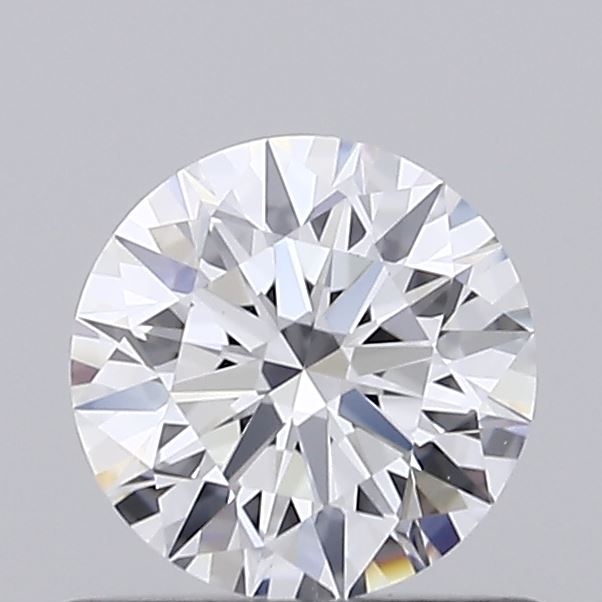 0.54 Carat Round Shaped, Ideal Cut, D Color, VVS2 Clarity, IGI Certified Lab Grown Diamond