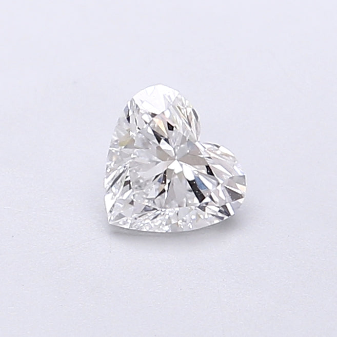 0.42 Carat Heart Shaped, Very Good Cut, D Color, VVS1 Clarity, IGI Certified Lab Grown Diamond