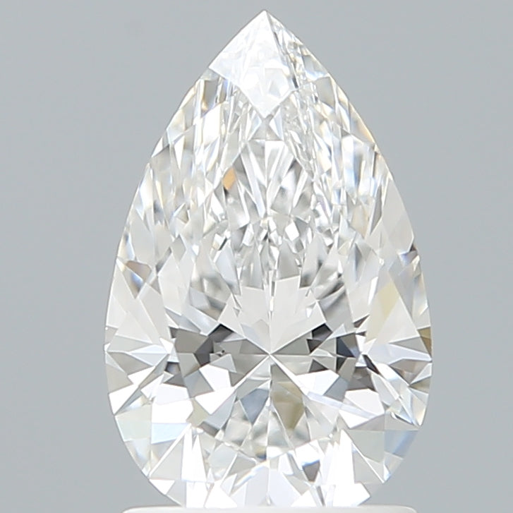 1.53 Carat Pear Shaped, Ideal Cut, D Color, VVS2 Clarity, IGI Certified Lab Grown Diamond