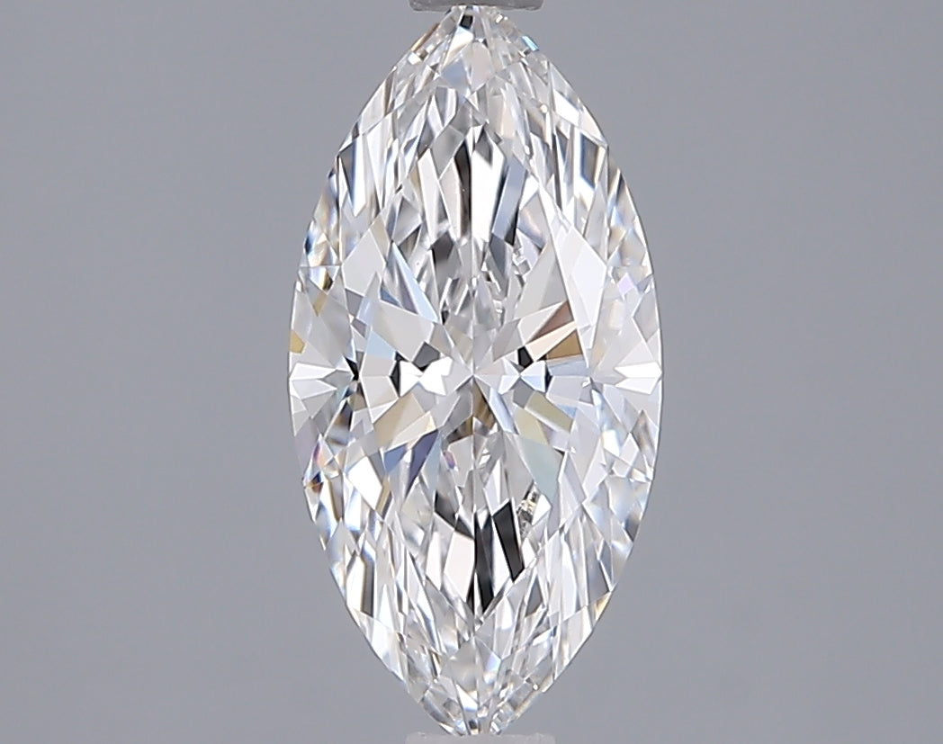 1.55 Carat Marquise Shaped, Ideal Cut, D Color, VVS1 Clarity, IGI Certified Lab Grown Diamond