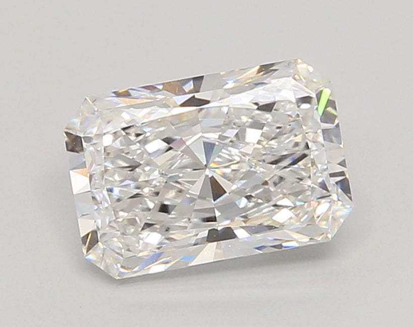 2.04 Carat Radiant Shaped, Ideal Cut, E Color, VVS1 Clarity, IGI Certified Lab Grown Diamond
